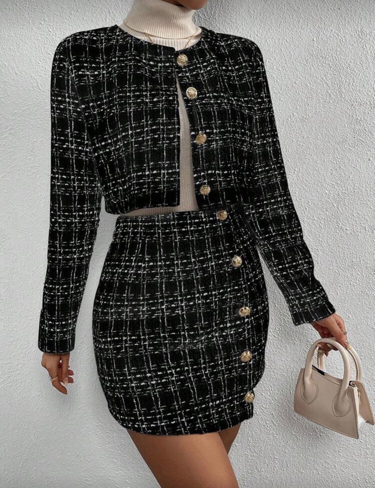 Elsie Kay’s Custom Chanel inspired Two-Piece Set