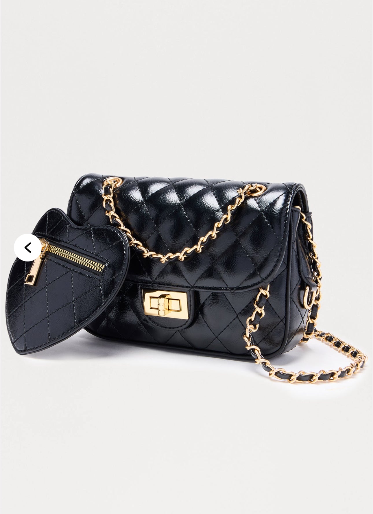 Elegant Black Chanel Inspired Purse