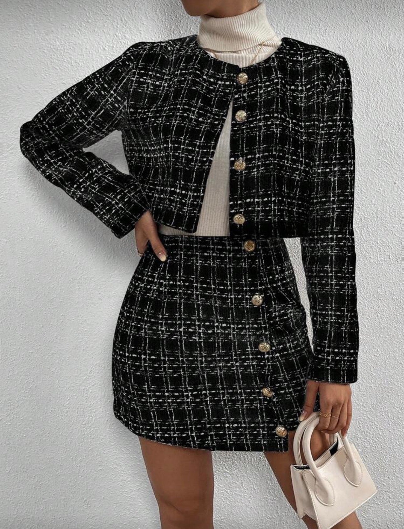 Elsie Kay’s Custom Chanel inspired Two-Piece Set