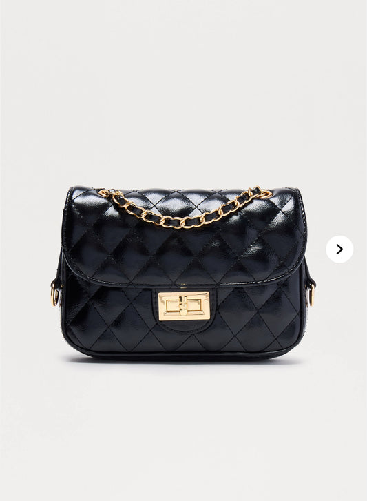 Elegant Black Chanel Inspired Purse